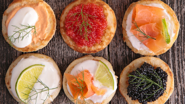 French Blinis Caviar