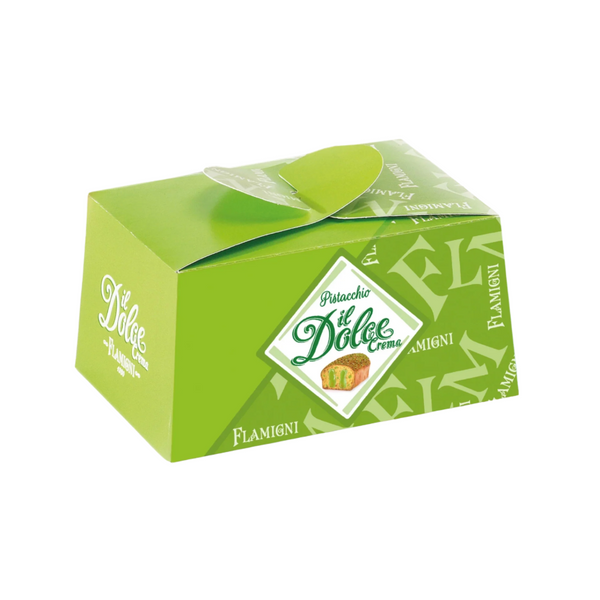 Green box of Flamigni Il Dolce Creme Amigi on a white background