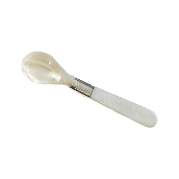 Silver Tip Mother of Pearl Caviar Spoon